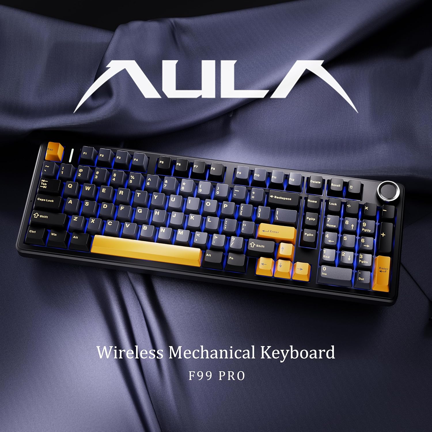 Gaming Keyboard Hot Swappable - Teclado Mecánico para Juegos AULA F99PRO,