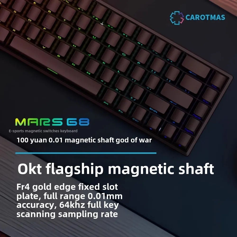 Gaming Keyboard Bluetooth - Mars 68 PRO teclado mecánico de