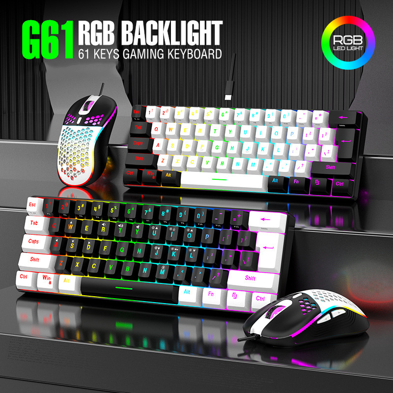 Keyboard Mouse Bundle Gaming - Conjunto de Teclado y Ratón para