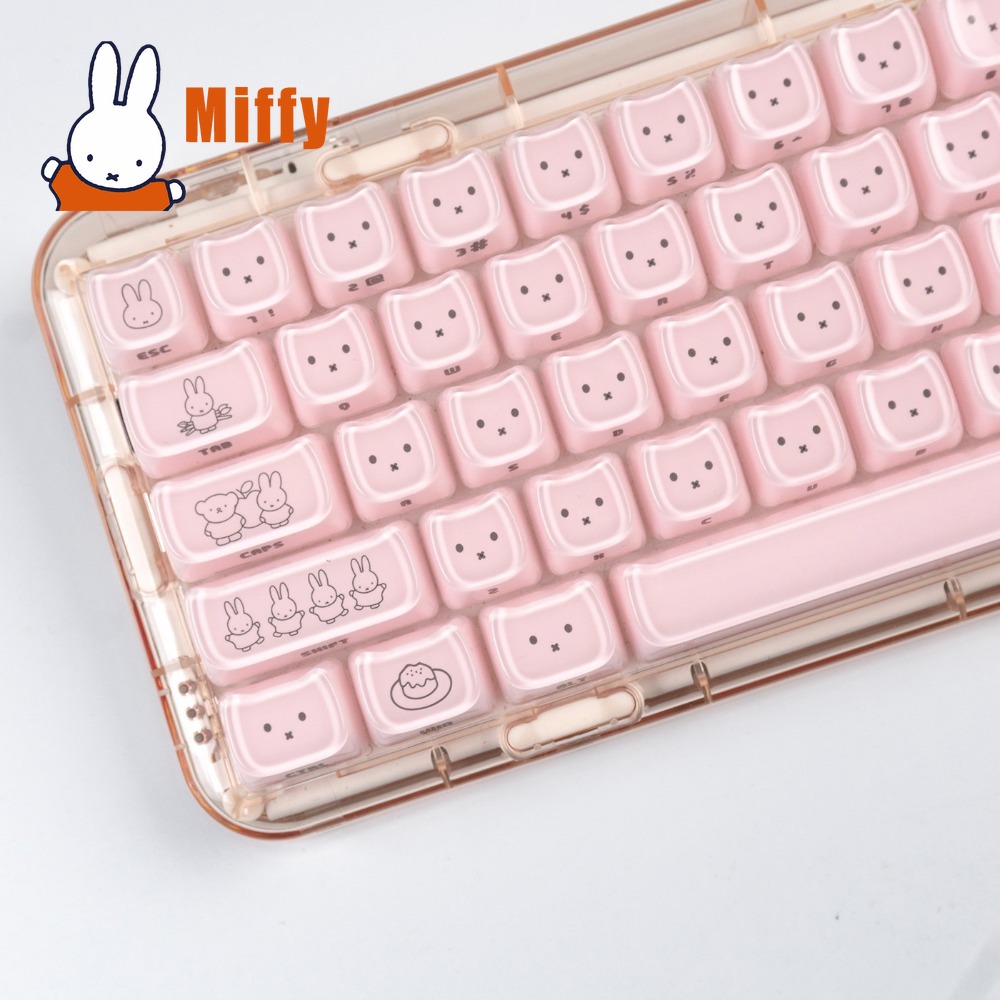 Teclas Kawaii Miffy, teclas co - Gaming Keyboard Best reseña y precio