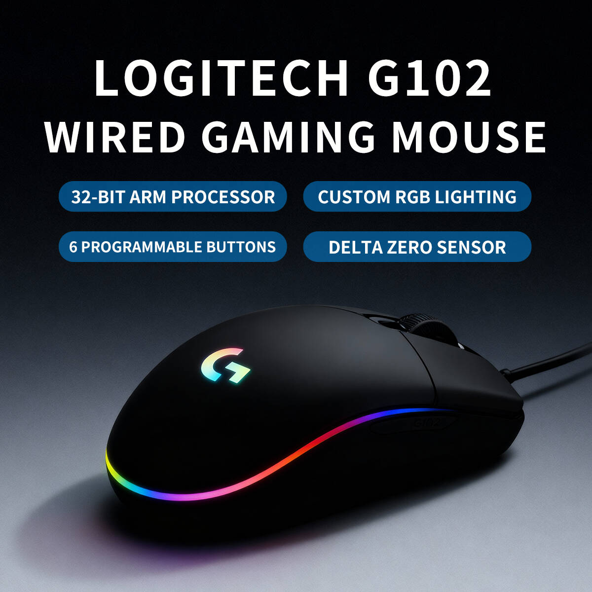 Ratón Logitech G203, Sensor Óp - Logitech Mouse G203 reseña y precio