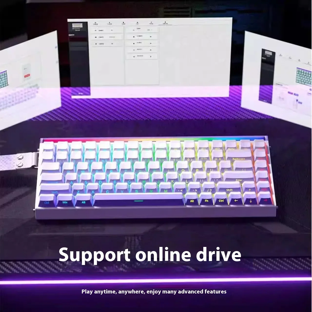 Aula Hero84 He Teclado magnéti - Gaming Keyboard Hot Swappable reseña y precio