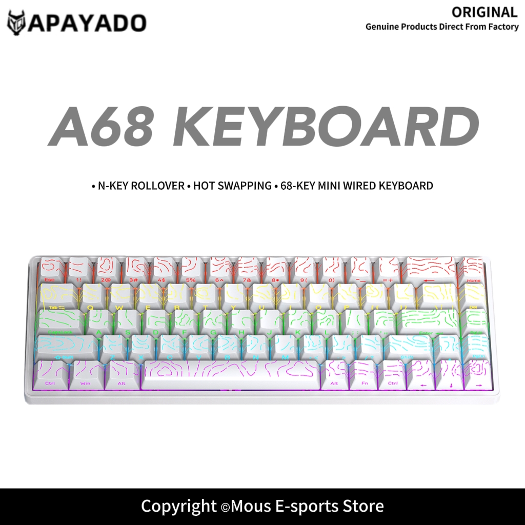 Teclado Mecánico con Cable APA - Gaming Keyboard Bundle reseña y precio